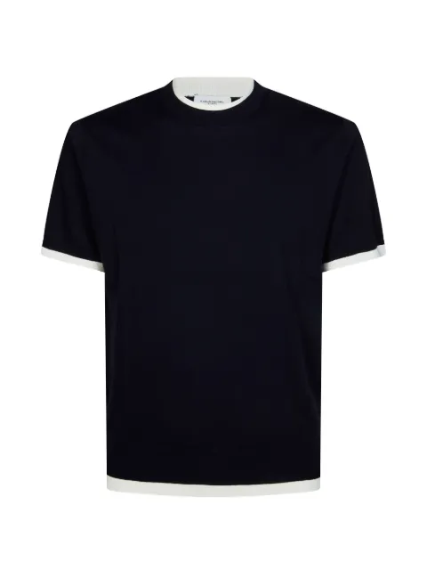 Paolo Pecora contrasting-trim T-shirt