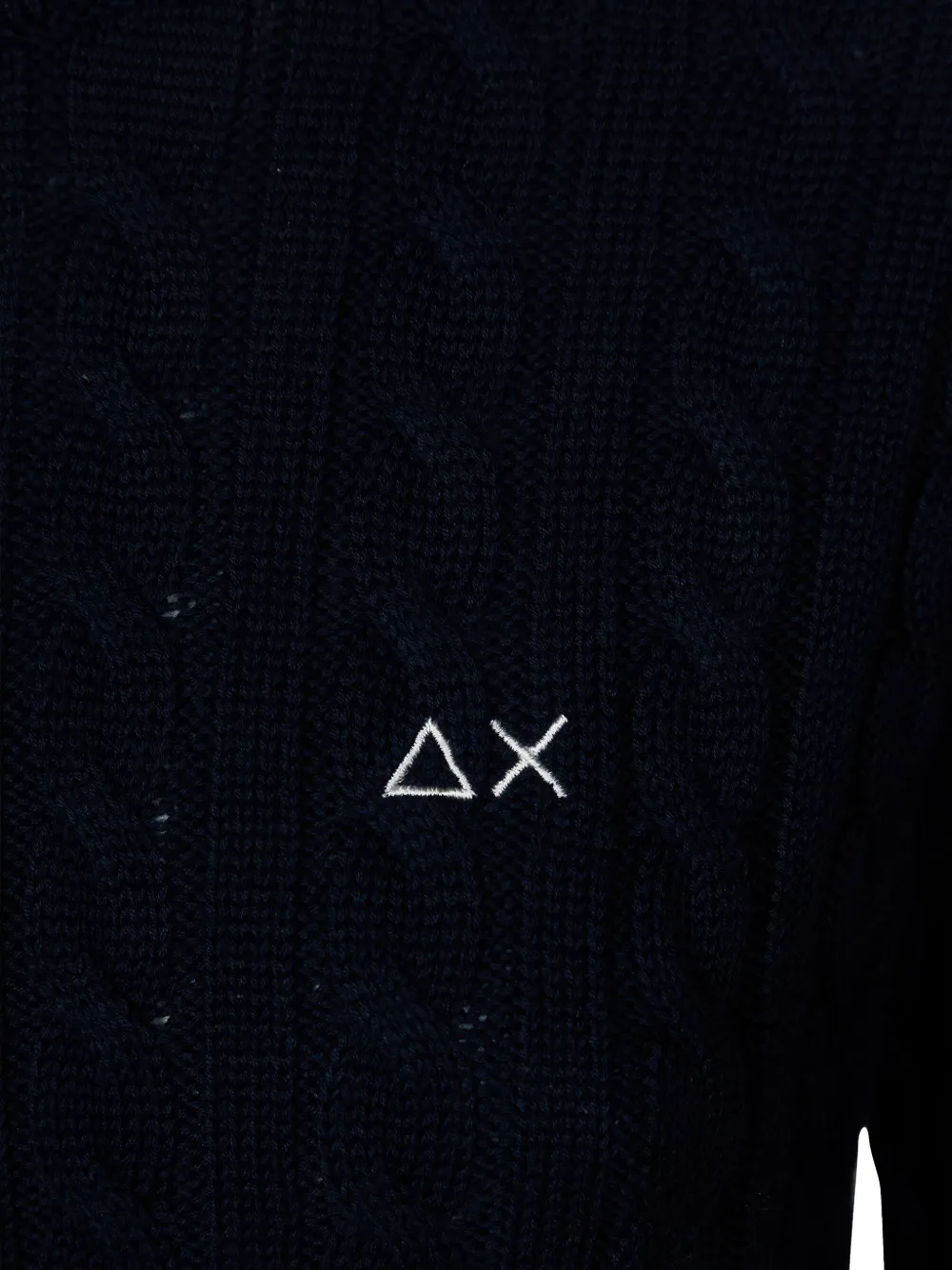  Sun68 Cable-knit Sweater - Blue 