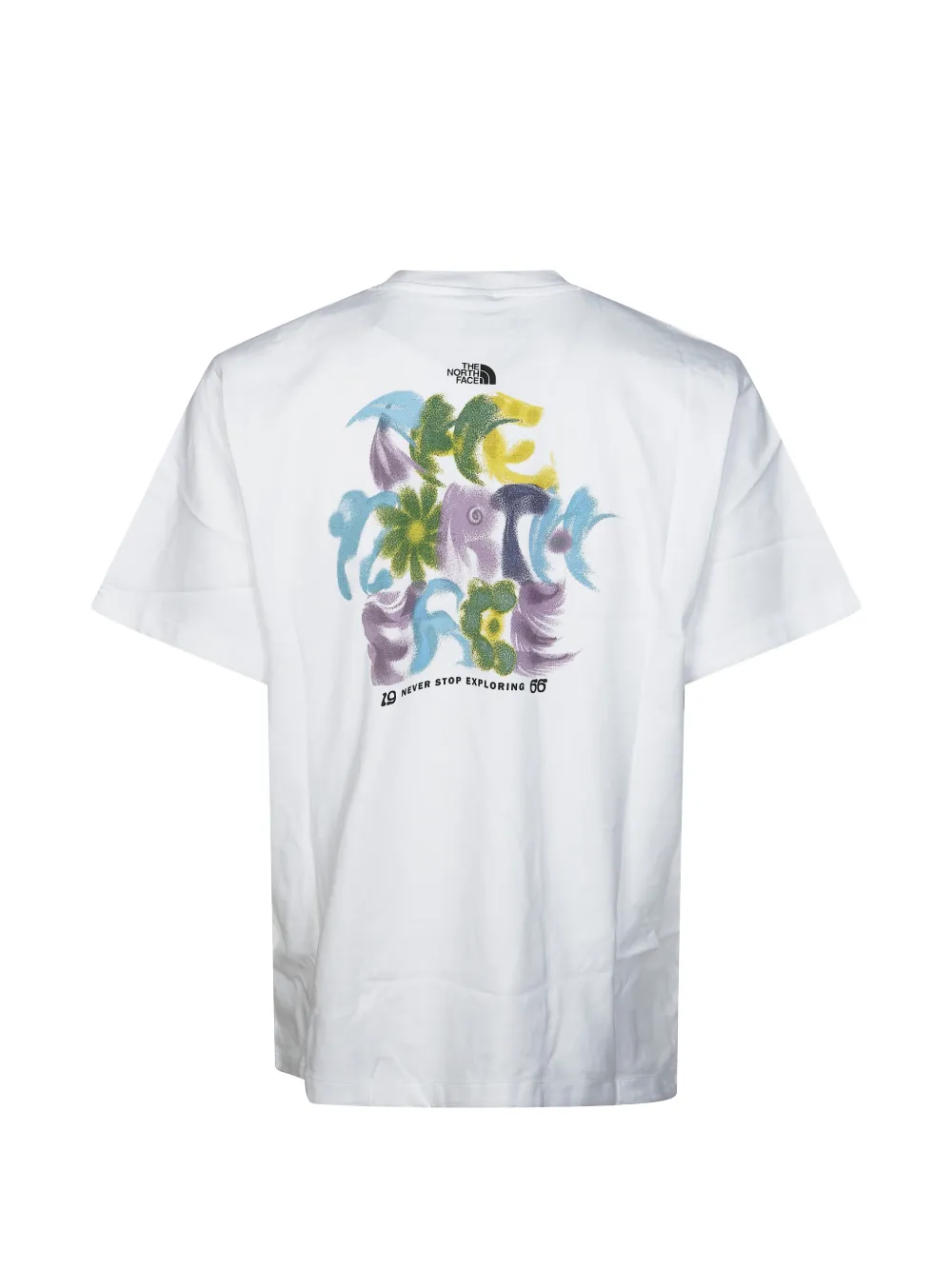 The North Face 1966 TNF T-shirt met wijde mouwen en grafische print Wit