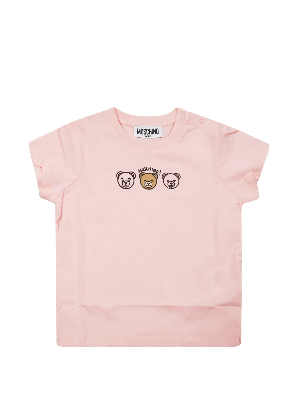 Moschino Kids toy-graphic T-shirt - Rosa