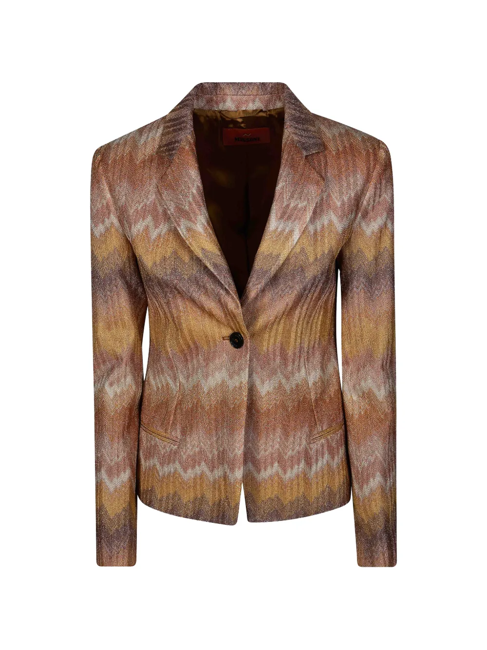 Missoni chevron blazer - Marrone