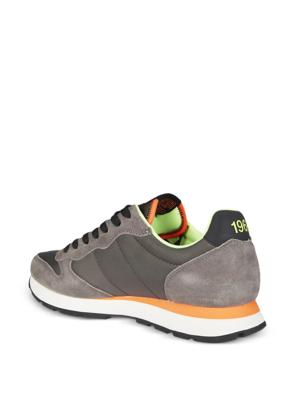 Sun68 Tom Fluo sneakers met logo Grijs