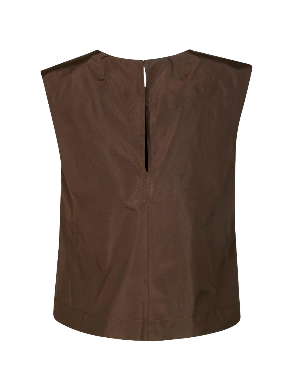  P.a.r.o.s.h. Sleeveless Top - Brown 