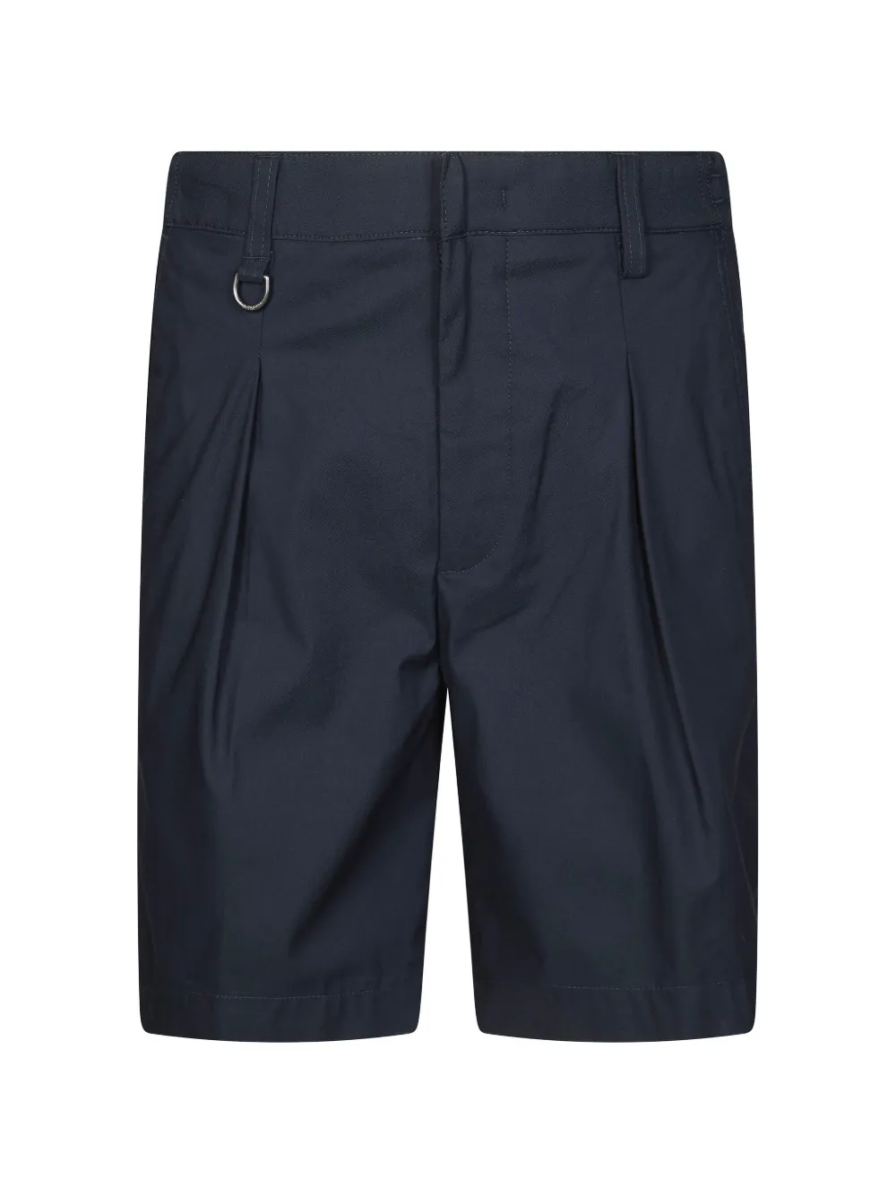 Paolo Pecora pleated D-ring shorts - Blu