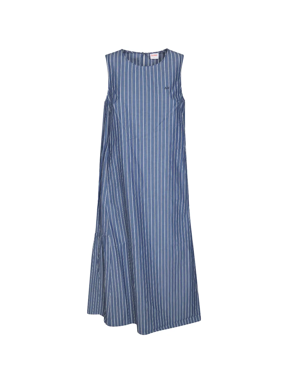 Sun68 cotton linen dress - Blu
