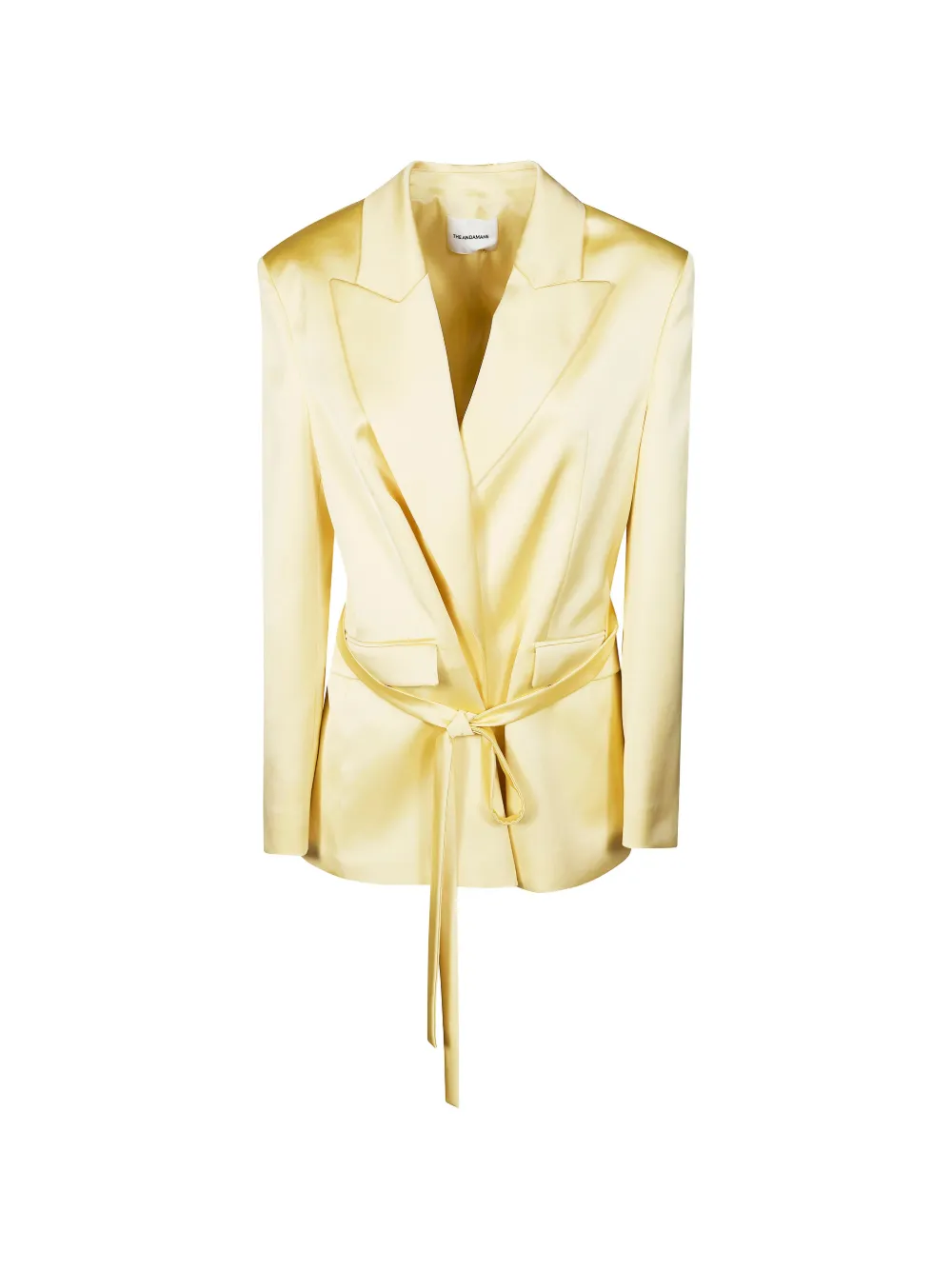 THE ANDAMANE Wilder belted blazer - Giallo