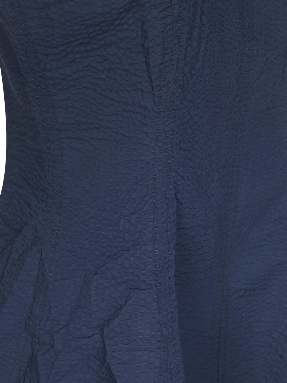  Sun68 Seersucker Cotton Maxi Dress - Blue 