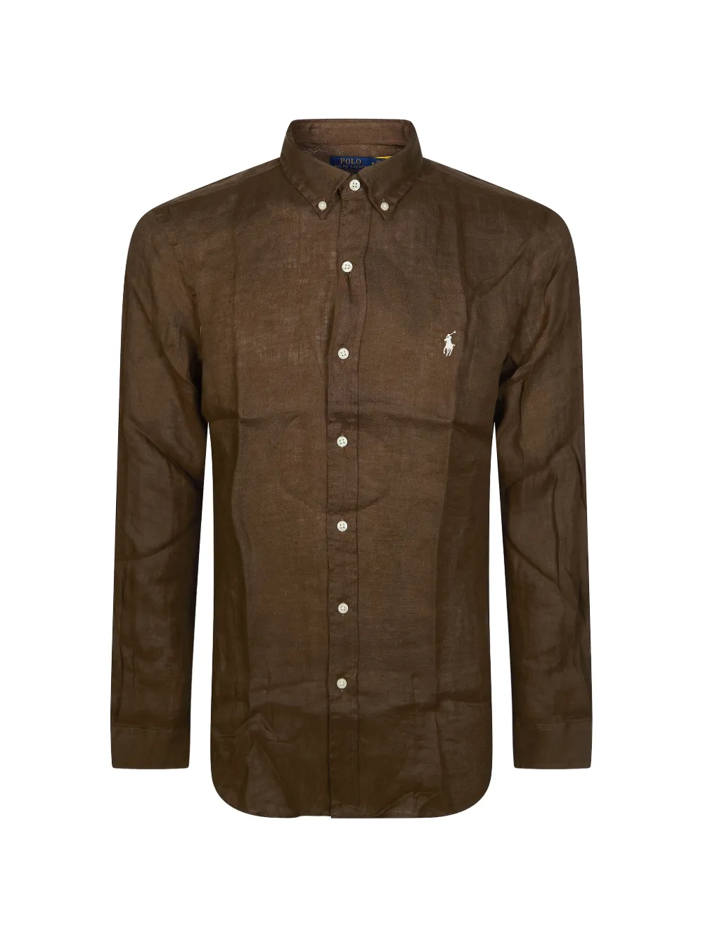 Polo Ralph Lauren embroidered-logo shirt - Braun