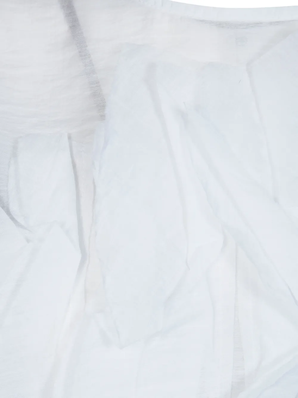  Alpha Studio Ruffled Sleeveless Cotton Top - White 