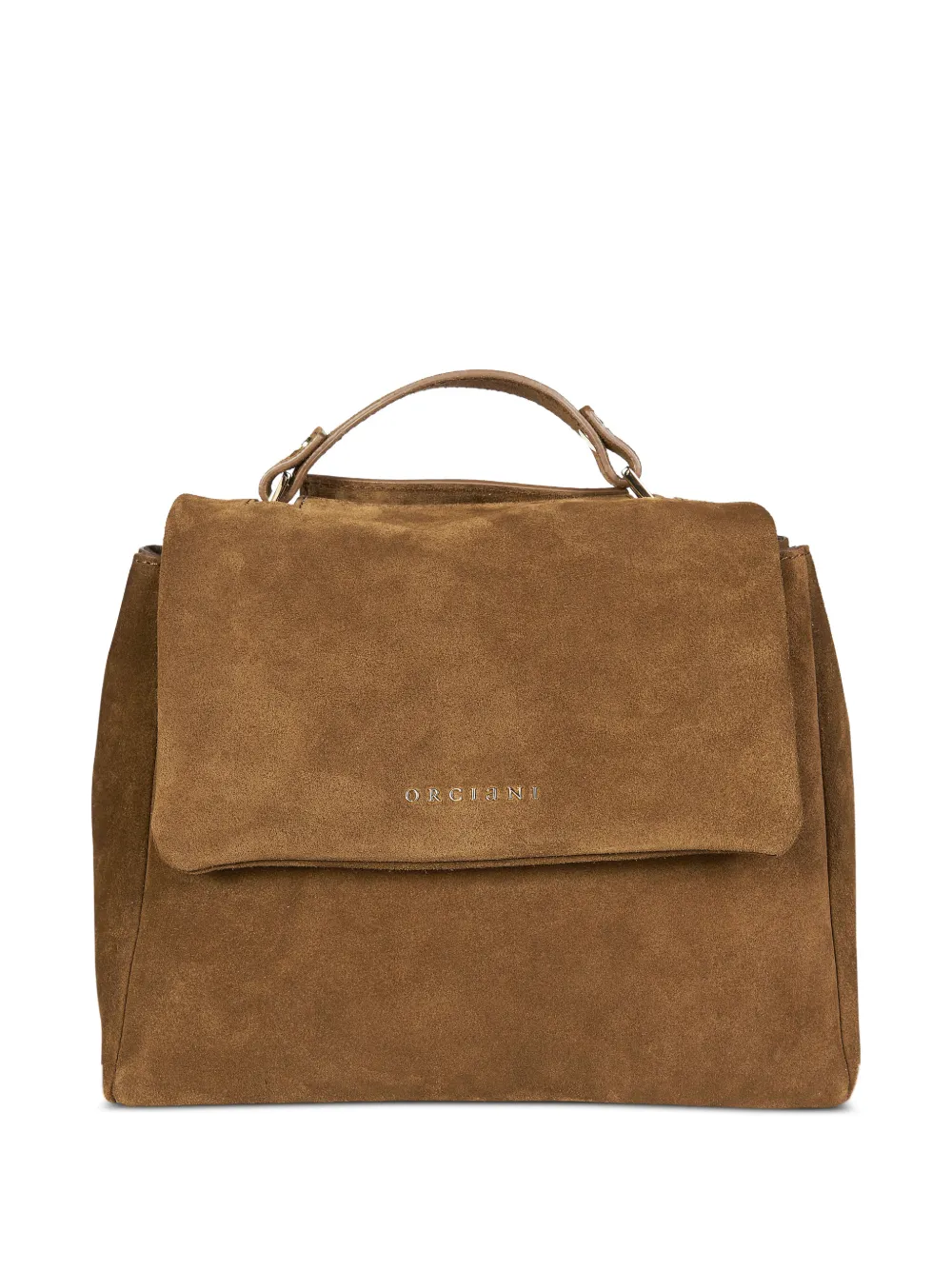 Orciani suede tote-bag - Marrone