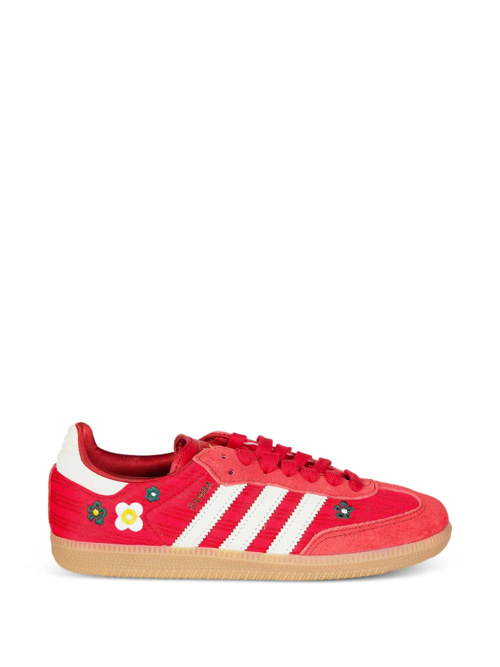 adidas Samba OG floral-detail sneakers - Rot