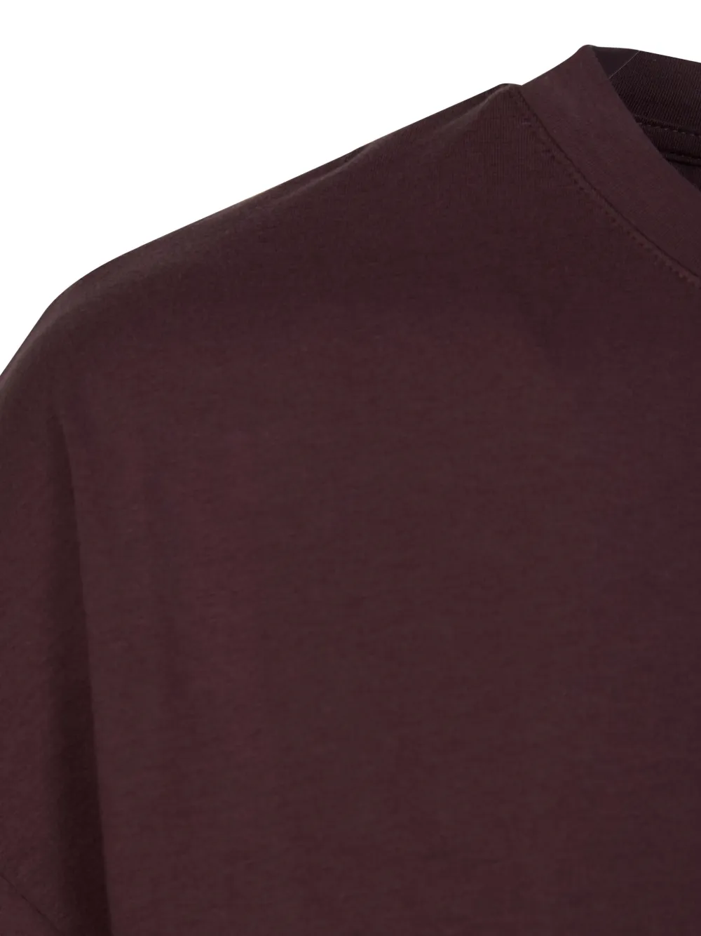  Alpha Studio Boxy Cotton T-shirt - Red 