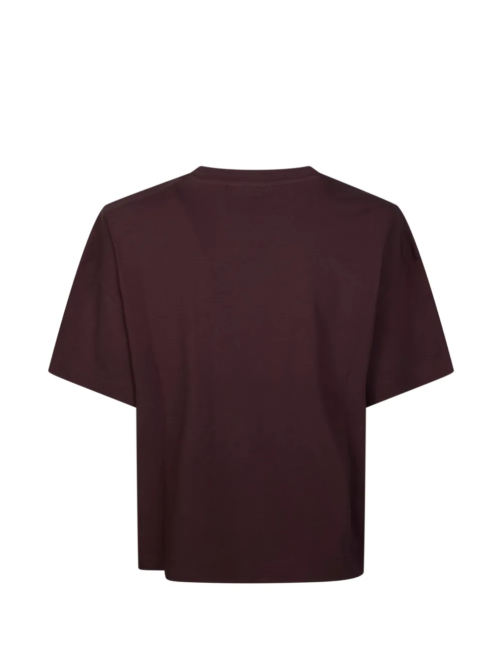  Alpha Studio Boxy Cotton T-shirt - Red 