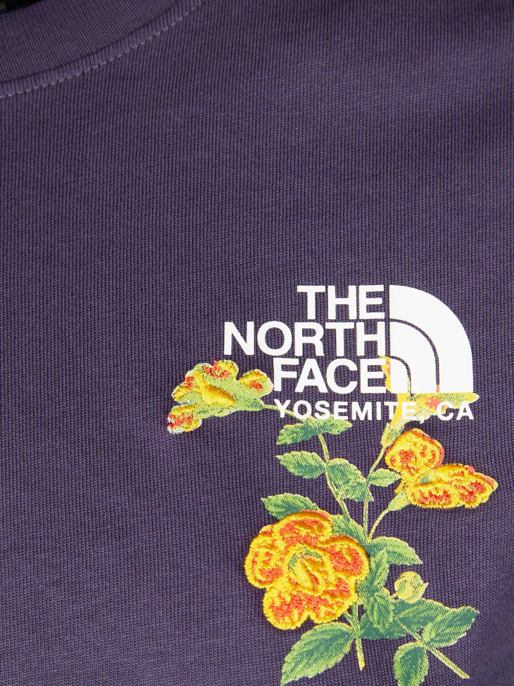 The North Face T-shirt met grafische print Paars