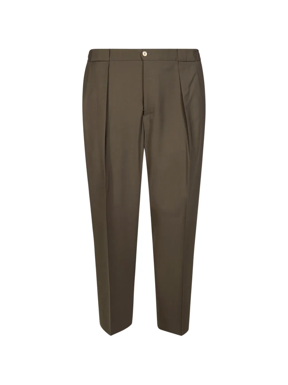 Briglia 1949 double-pleated wool trousers - Marrone