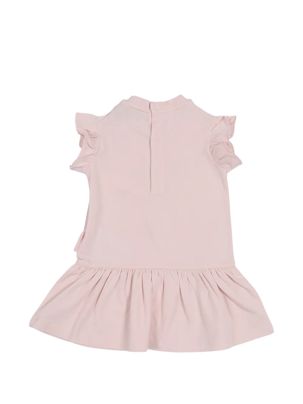  Moncler Enfant Zebra-print Sleeveless Dress - Pink 