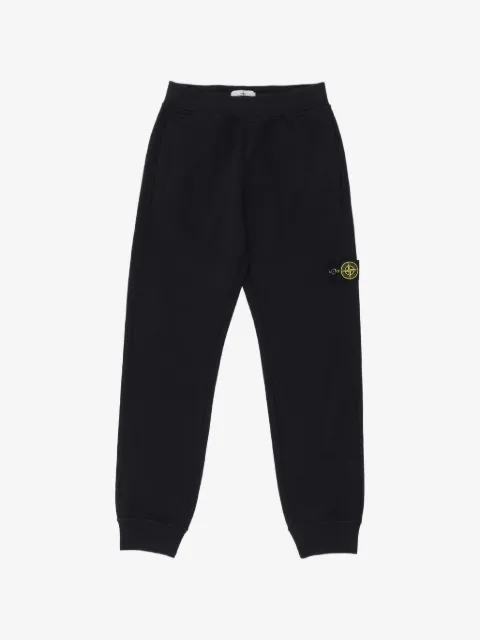Stone Island Junior Calça esportiva com detalhe de patch