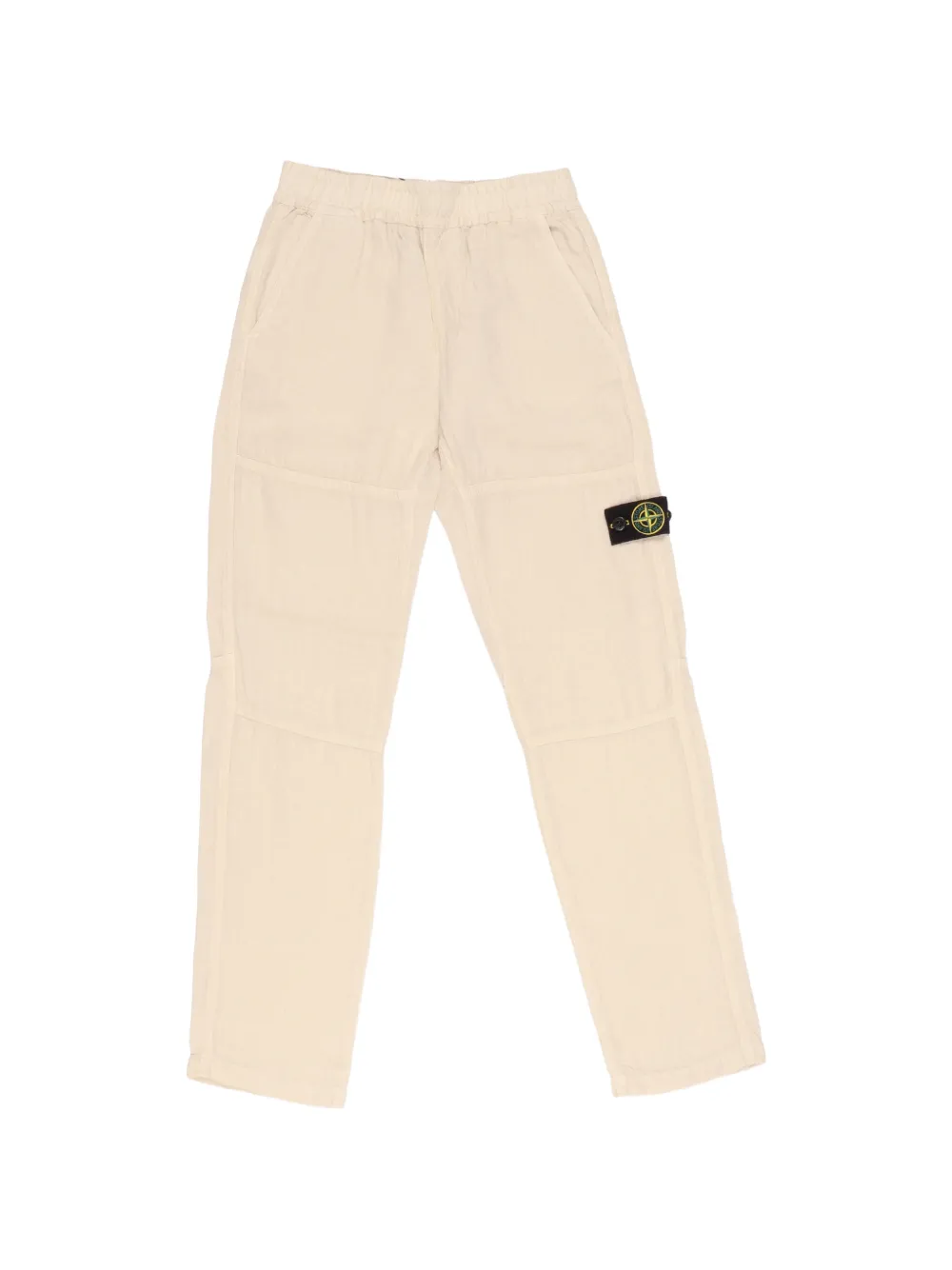 Stone Island Junior logo-detail trousers - Toni neutri