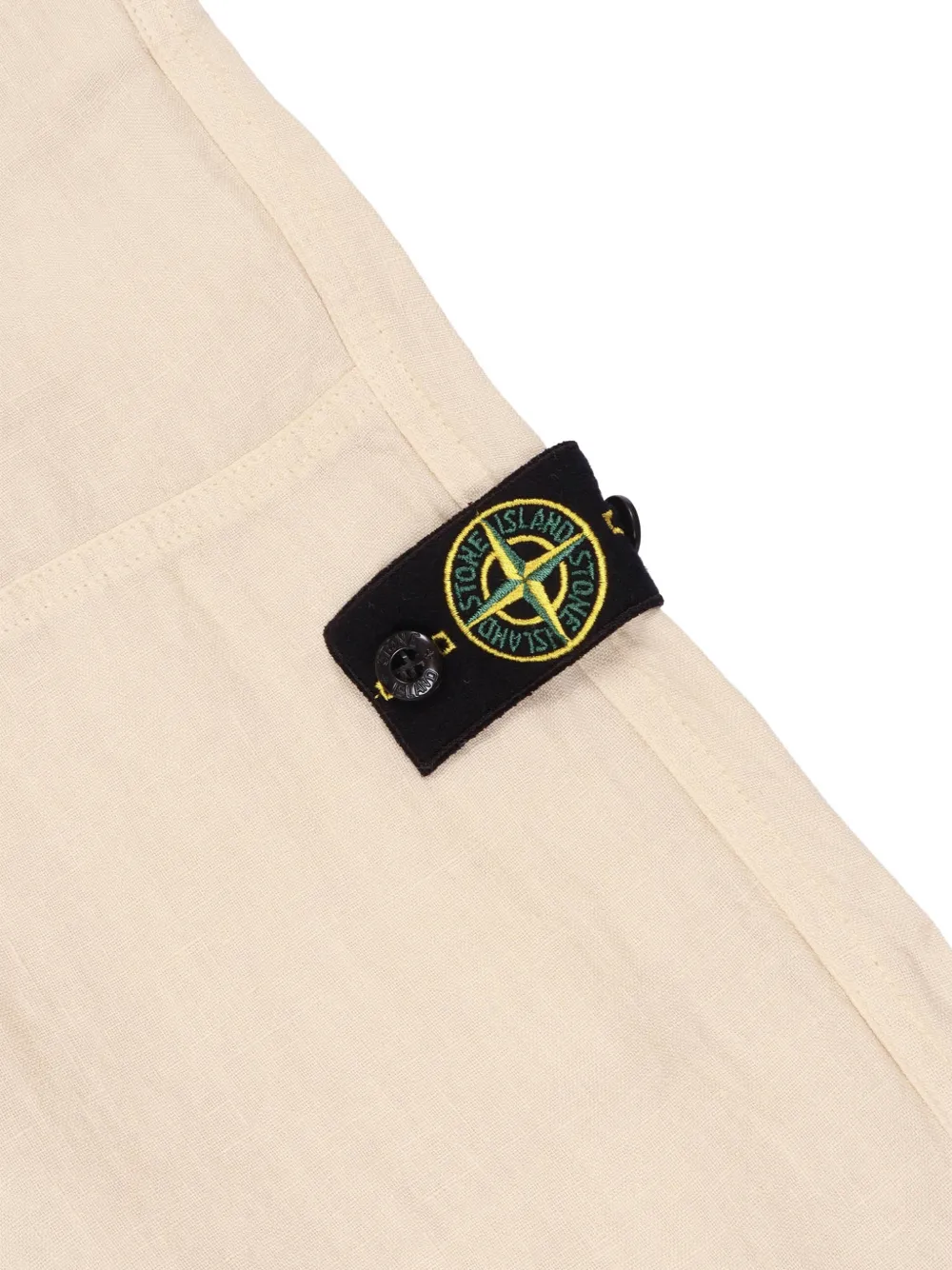 Stone Island Junior Broek met logodetail Beige