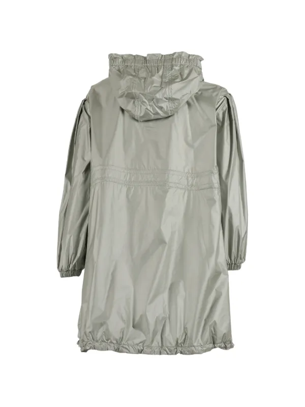 Moncler Enfant ラッフル パーカーコート | グレー | FARFETCH JP