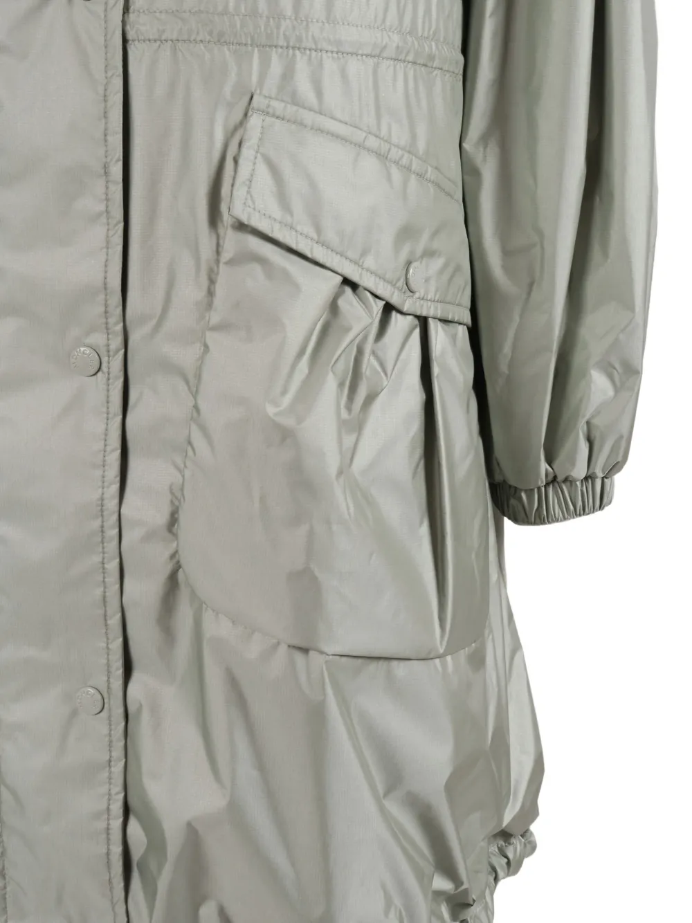 Moncler Enfant Parka met ruches Grijs