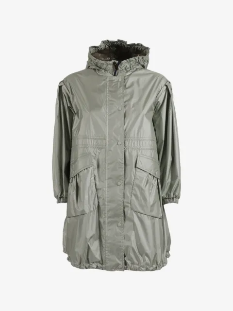 Moncler Enfant ruffled parka coat