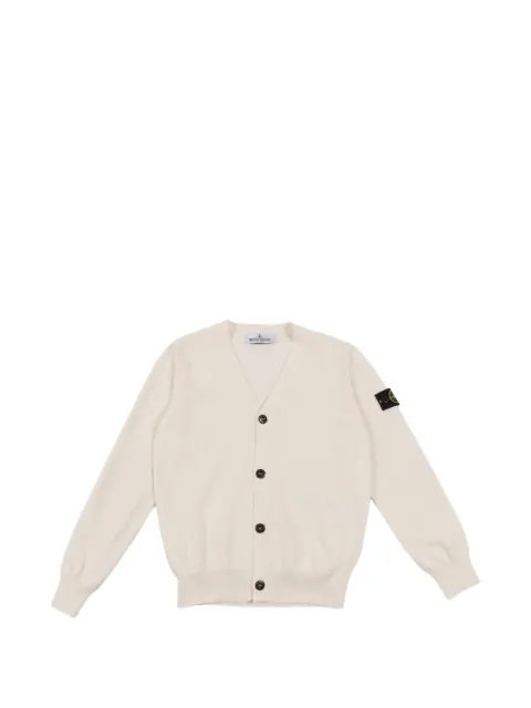Stone Island Junior patch-detail cardigan