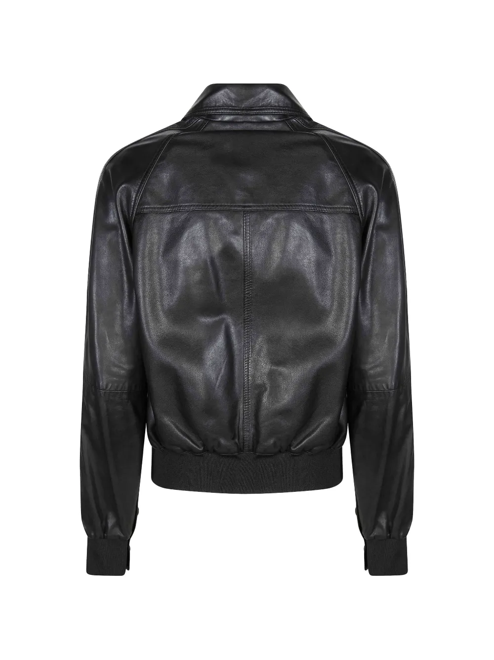  Pinko Collared Bomber Jacket - Black 