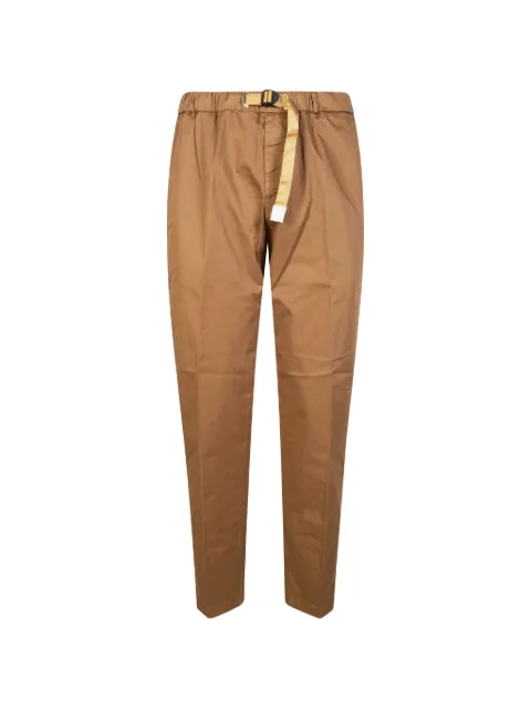 White Sand belt gabardine trousers