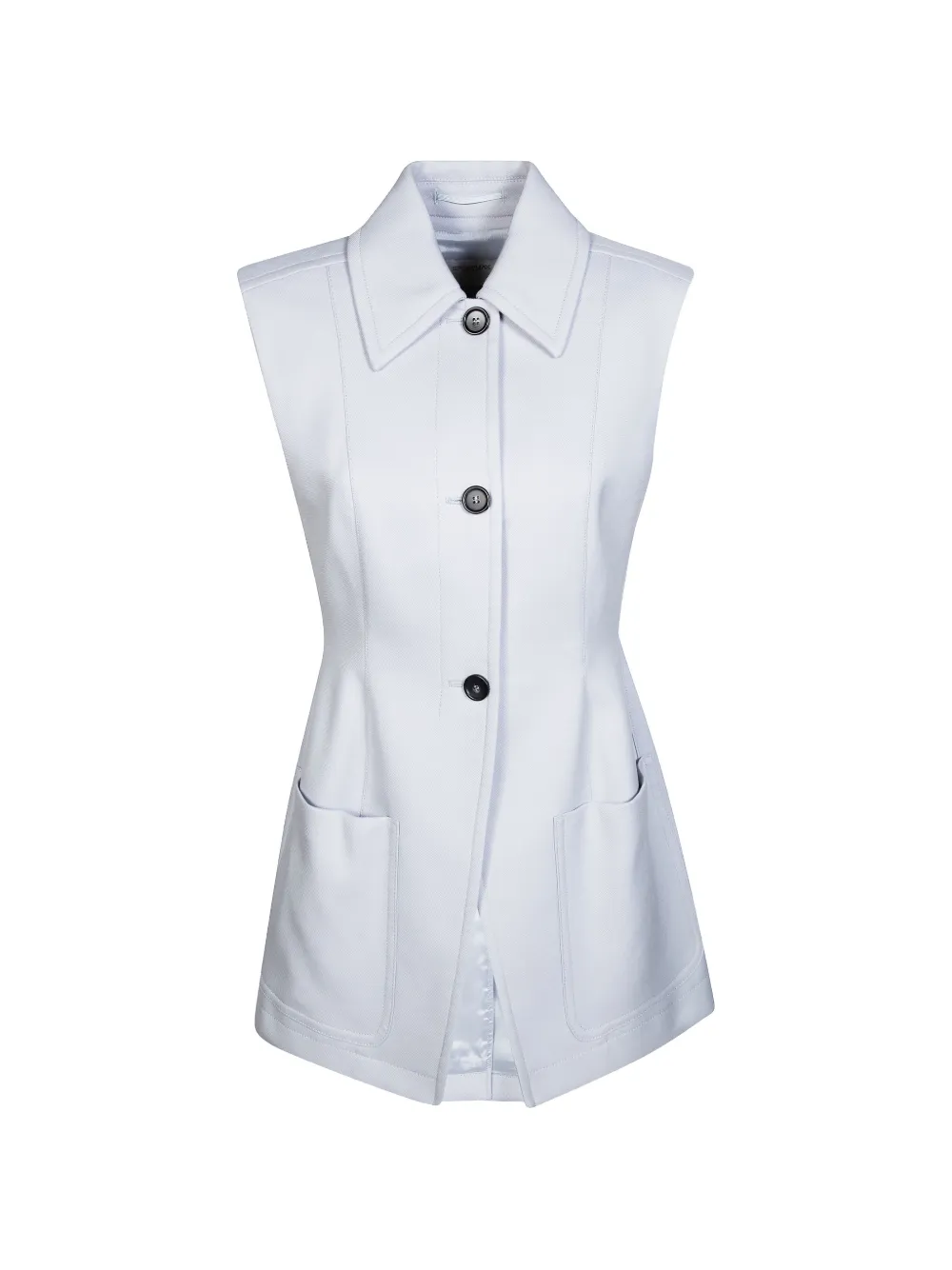 Sportmax button-up gilet - Blau