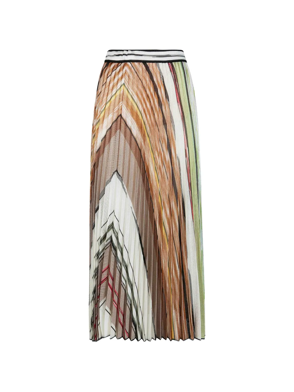 Missoni pleated midi skirt - Bianco