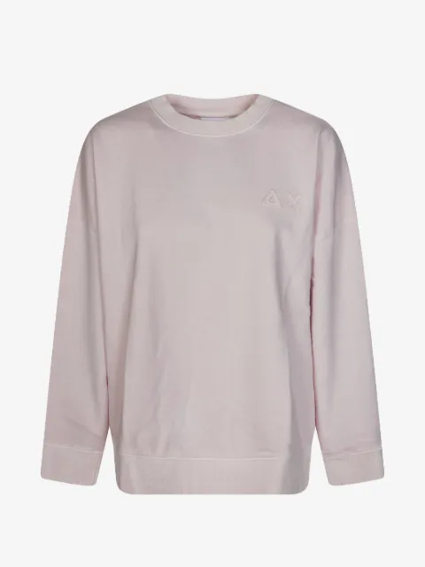 Sun68 logo-embroidered sweatshirt