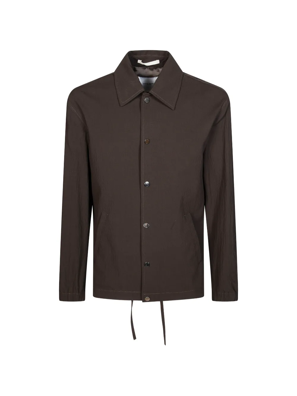 Paolo Pecora collared jacket - Braun