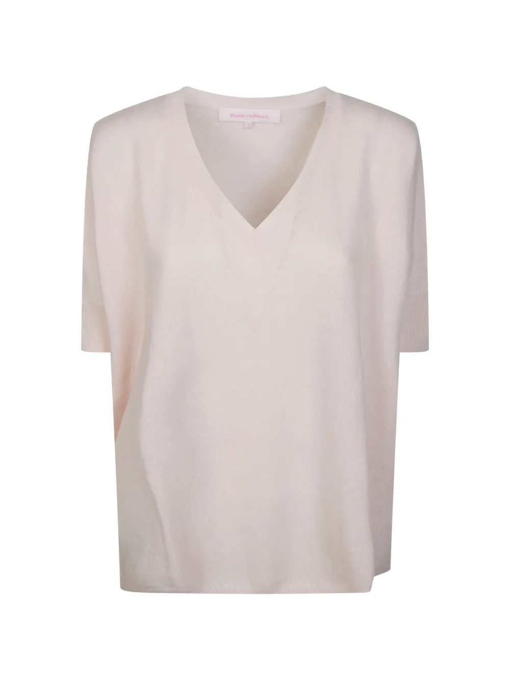 absolut cashmere V-neck short-sleeve top - Toni neutri