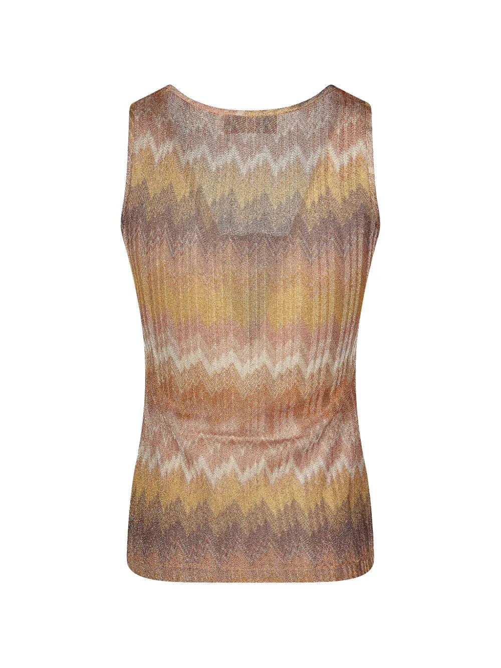  Missoni Button Patterned Tank Top - Brown 