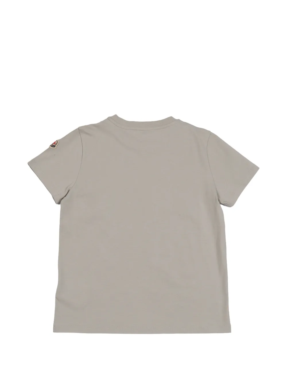 Moncler Enfant T-shirt met logo Beige