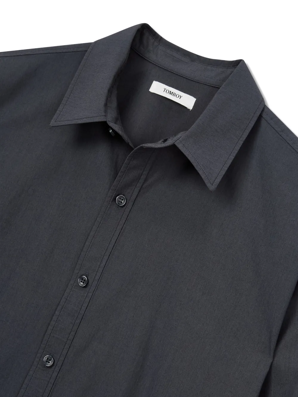  Tomboy Buttoned Shirt - Grey 