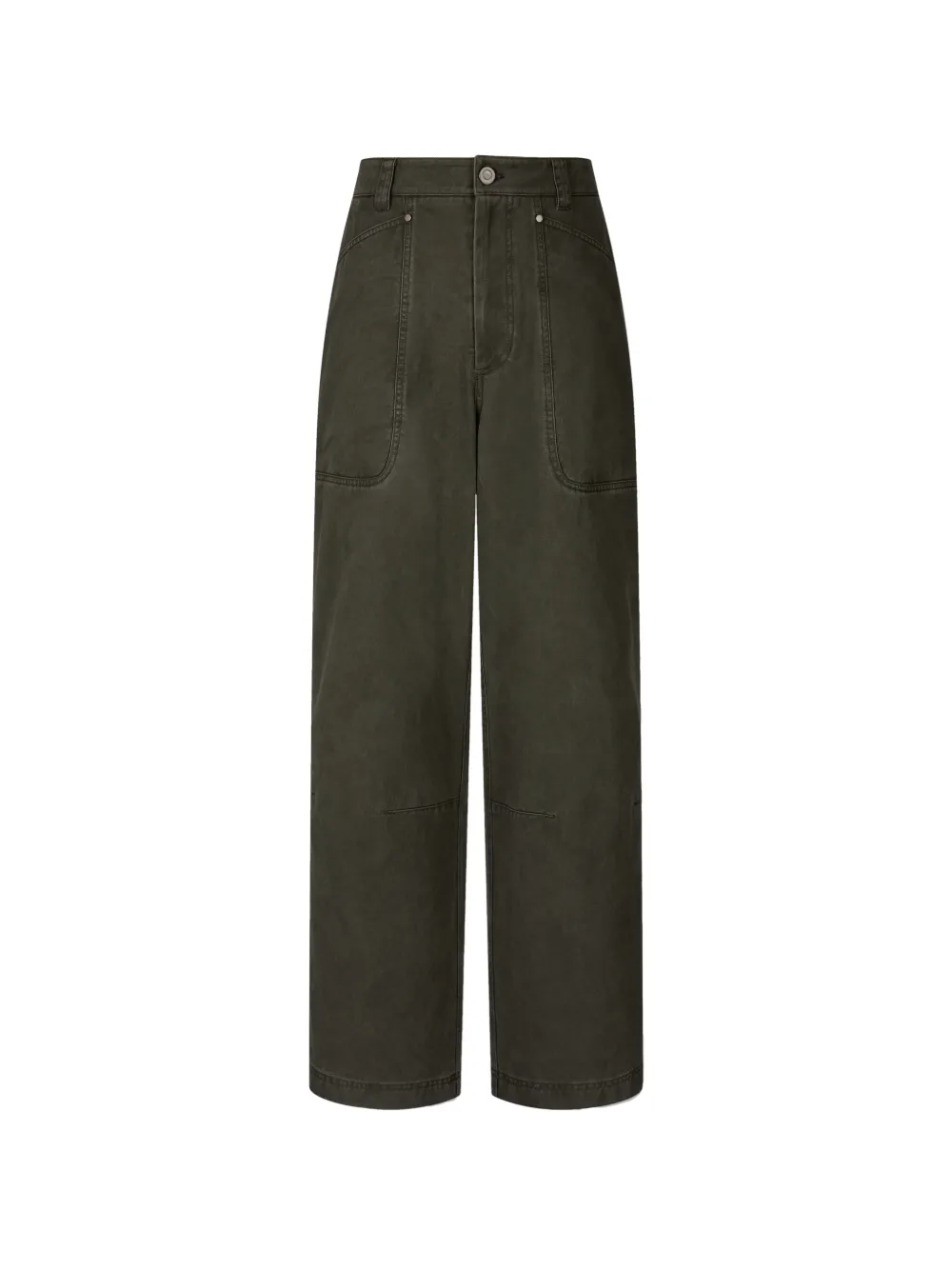TOMBOY belt-loops trousers - Verde