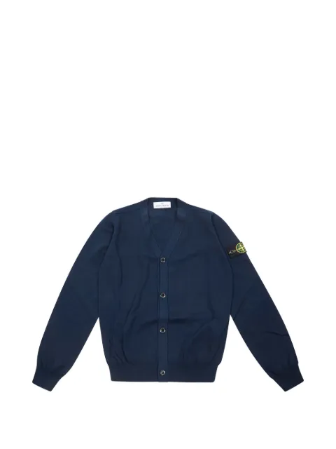 Stone Island Junior buttoned cotton cardigan