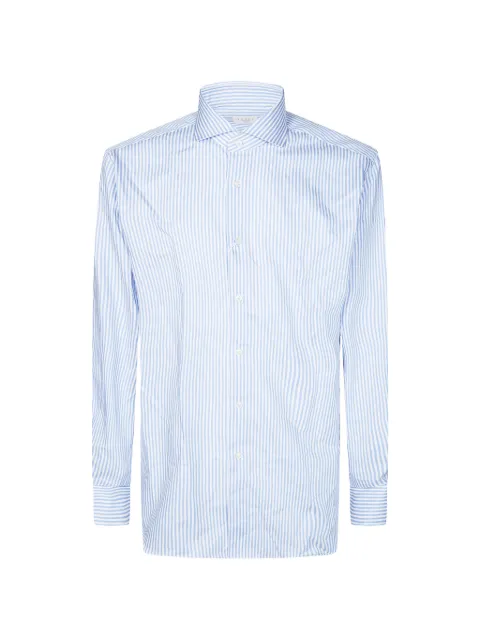 Xacus striped long-sleeve shirt