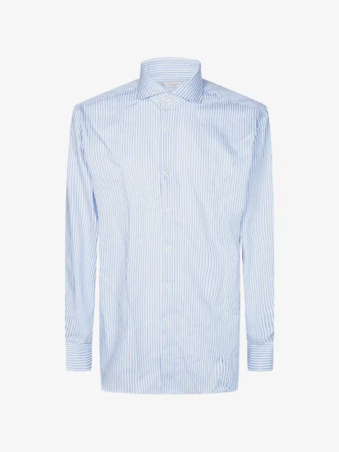 Xacus striped long-sleeve shirt