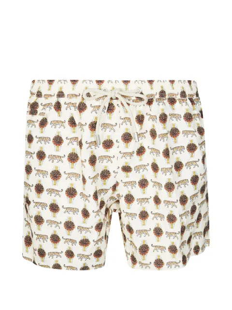 MC2 Saint Barth Lighting tiger-print swim shorts