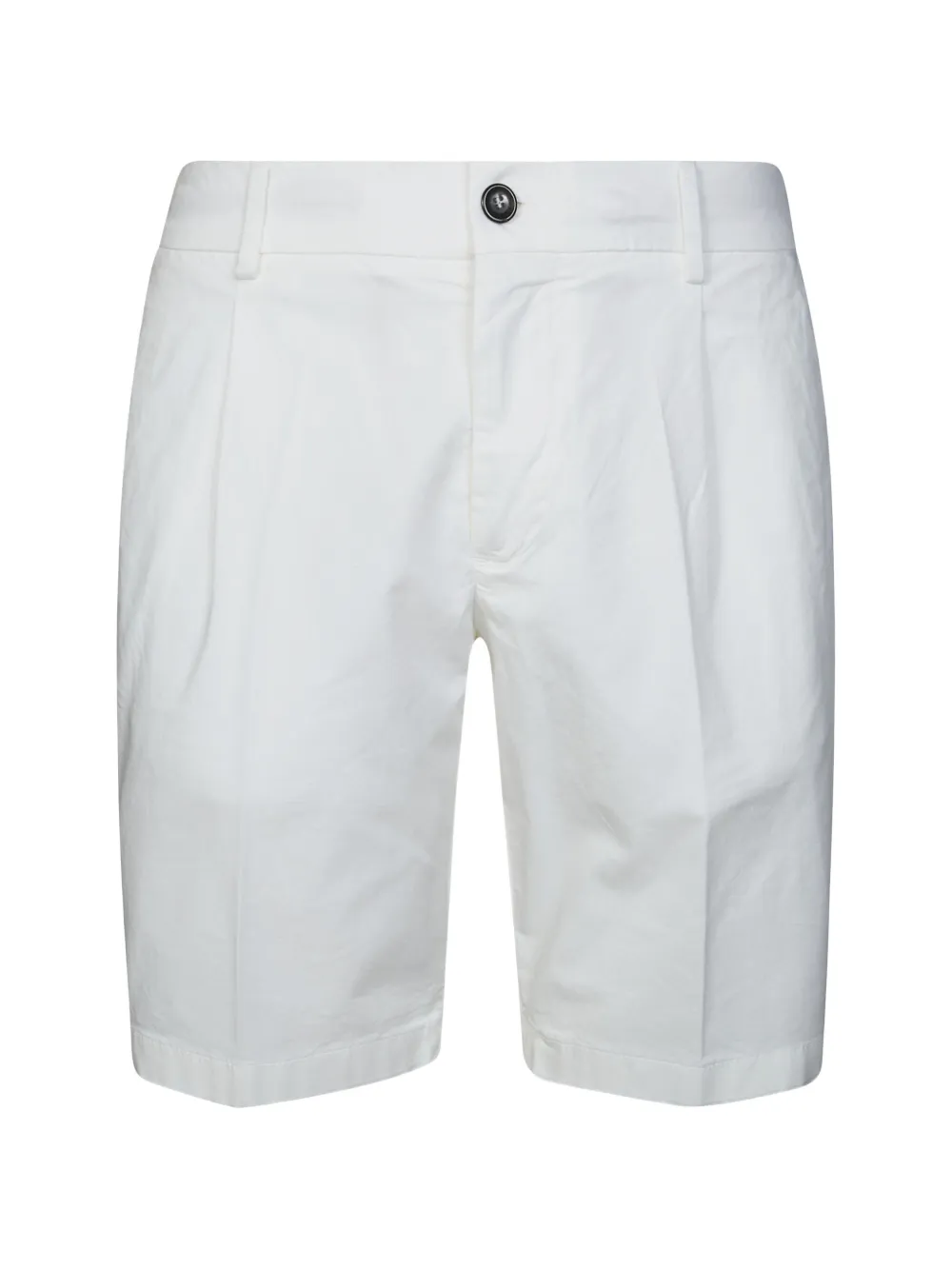 BE ABLE pleated Bermuda shorts - Bianco