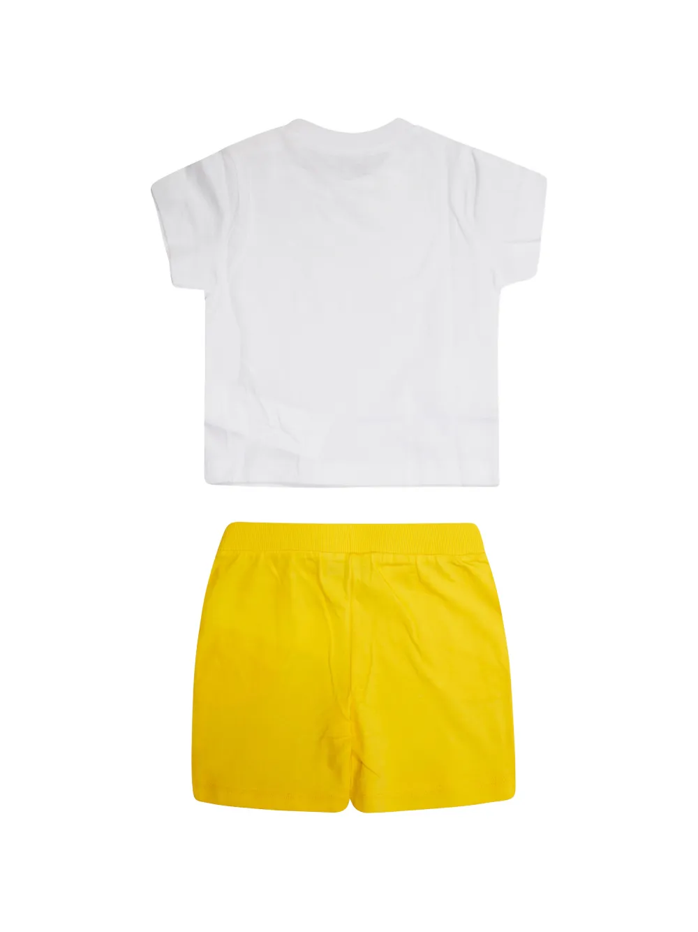 Moschino Kids T-shirt en shorts met teddybeerprint Wit