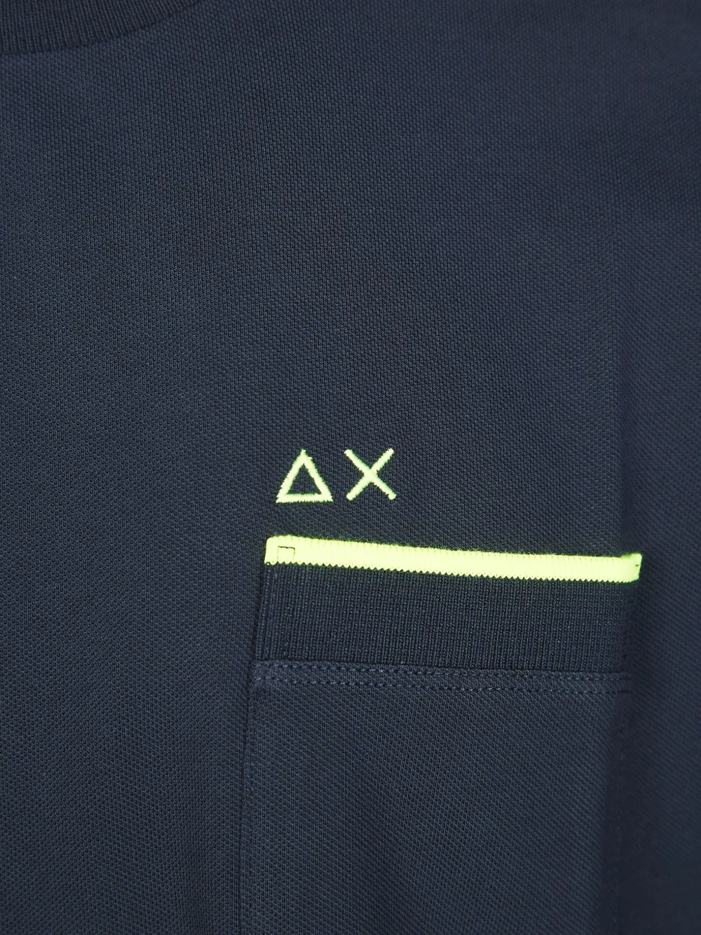 Sun68 Katoenen piqué T-shirt Blauw