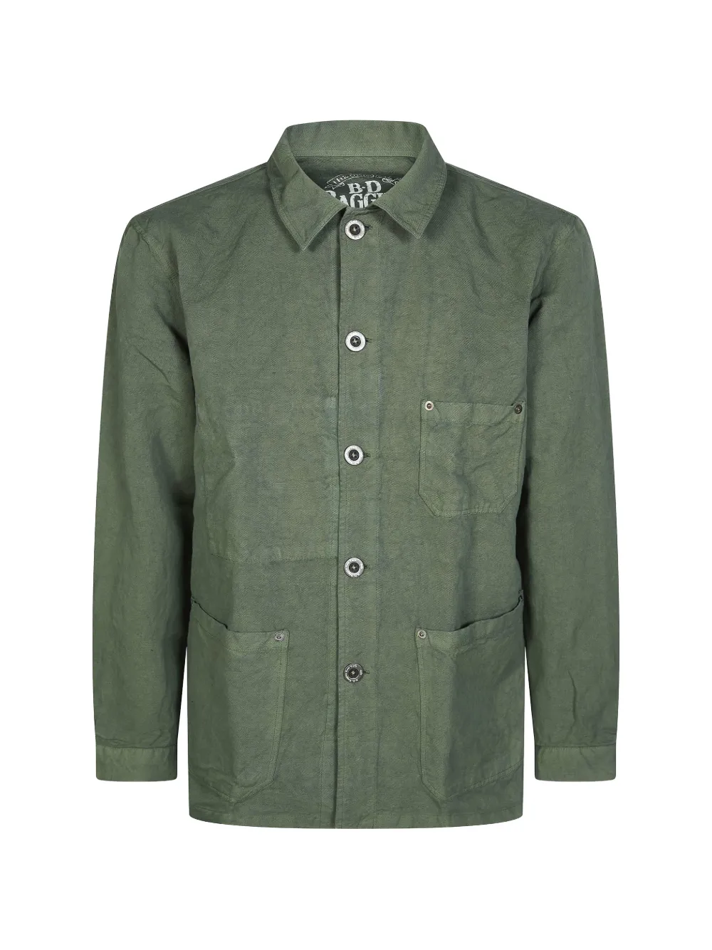 Bd Baggies Rivet-detail Shirt Jacket In Green