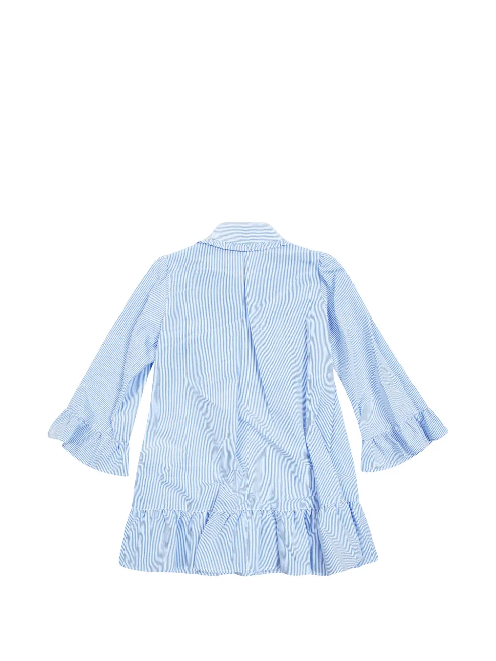Moncler Enfant Jurk met ruches Blauw