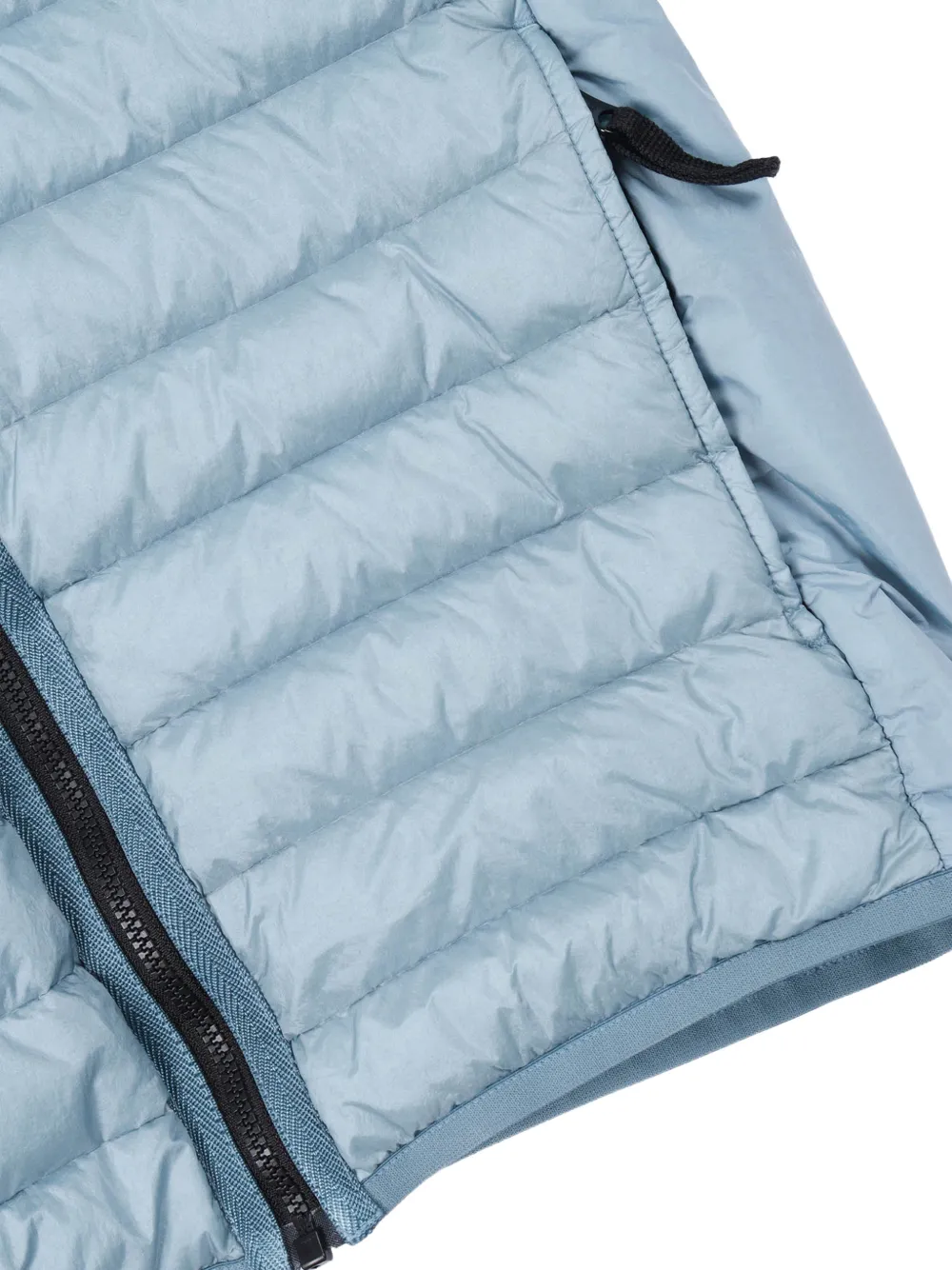Stone Island Junior Vera Piuma jas met capuchon Blauw