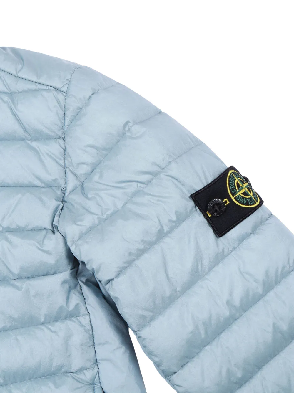 Stone Island Junior Vera Piuma jas met capuchon Blauw