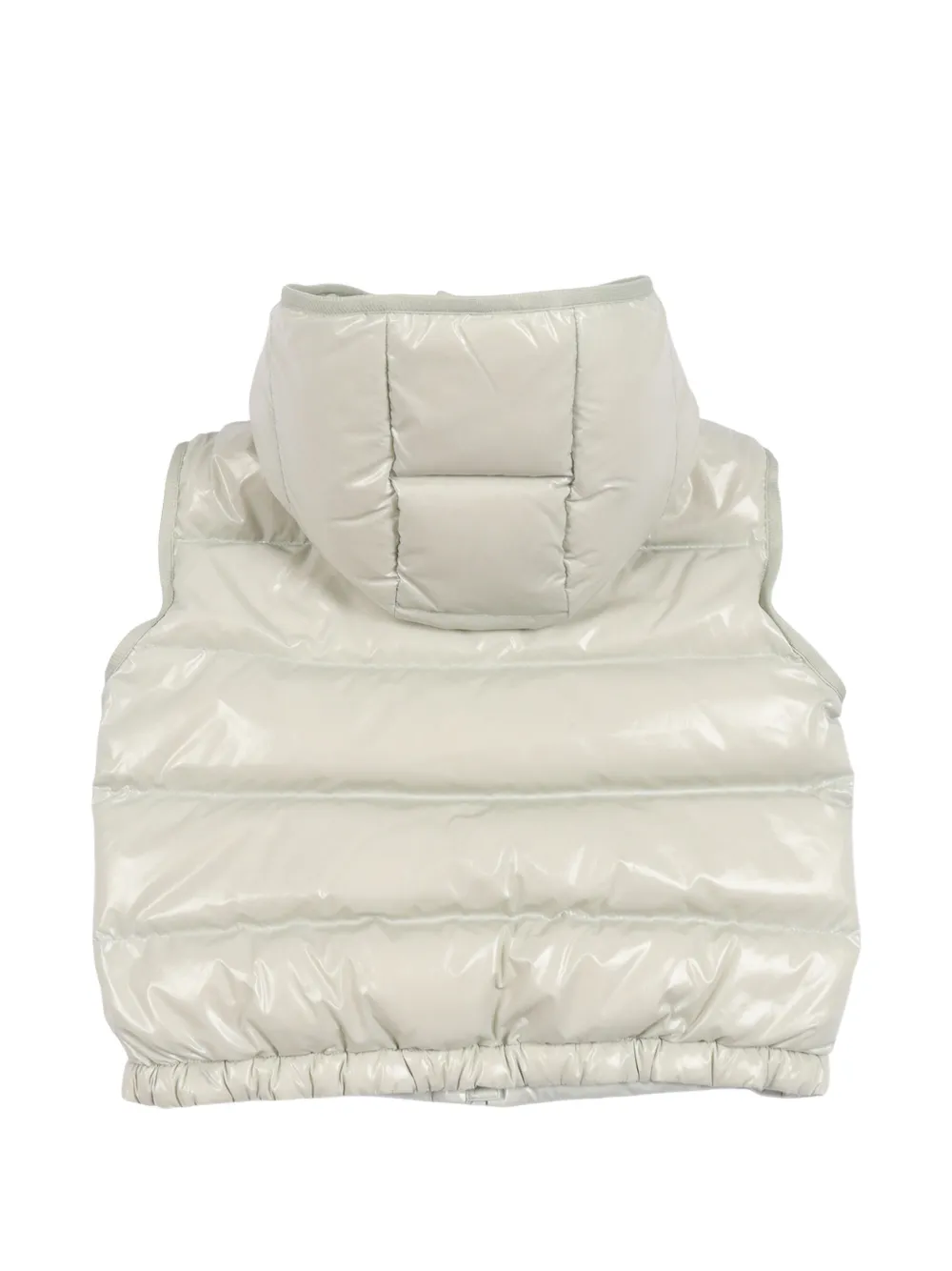 Moncler Enfant Kamile gilet met capuchon Beige